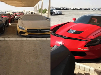 Lamborghini နှင့် Corvettes ပြိုင်ကားများအပါအဝင် တန်ဖိုးကြီးကားများ စွန့်ပစ်ထားသော ဒူဘိုင်းမှ ကားသင်္ချိုင်း