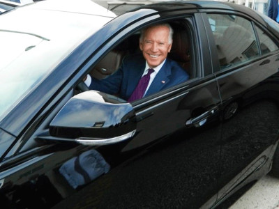 Joe Biden's Custom 2018 Cadillac ATS-V Sedan With Unique Brown Interior Comes Up for Sale