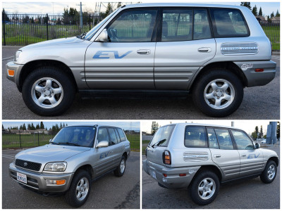 This All-Electric Toyota RAV4 Existed Before Tesla Was a Thing, Still Runs and Charges