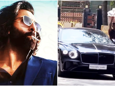 Ranbir Kapoor gifts himself a brand new Bentley car worth Rs 6 crore; stops to give money to elderly man. Watch