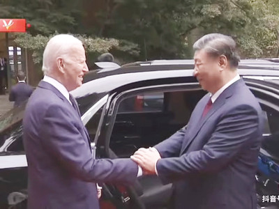 Who has the biggest BEAST? Biden is given a tour of Xi's presidential limo after their superpower summit and calls it a 'beautiful car'