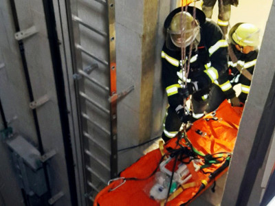 Dopey driver plunges Smart car down 35ft lift shaft – after mistaking it for a parking spot