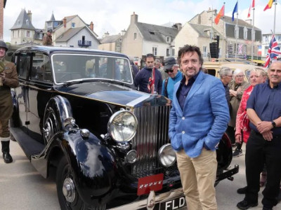 Richard Hammond drives Rolls-Royce owned by General Montgomery to D-Day celebrations to give urgent anniversary warning