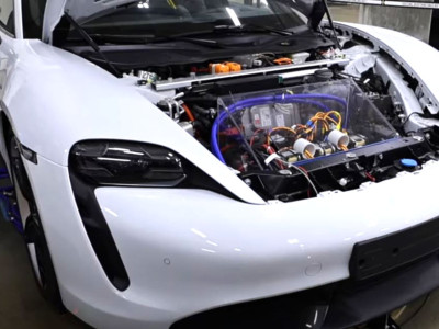 Porsche Taycan charges wirelessly to 50% in 10 minutes, thanks to 270 kW wireless power transfer system