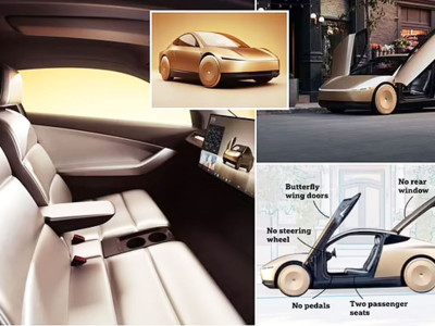 Inside Tesla's Robotaxi: Elon Musk's driverless cab features NO steering wheel or pedals