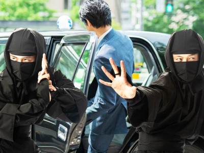 Japan passengers pay cabbies to act as bodyguards, ninjas with dramatic drop-offs