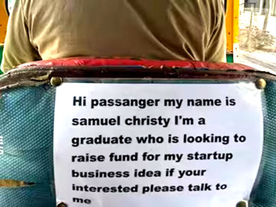 Graduate' Auto Driver Pitching Startup Idea To Passengers Is A Peak Bengaluru Moment
