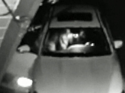 Four arrested on suspicion of insurance fraud after 'person in bear costume' damages cars