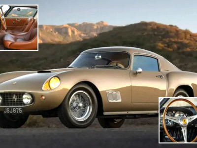 GOLDEN OLDIE All-gold Ferrari so rare only 28 were ever made goes on sale for staggering sum – complete with wooden steering wheel