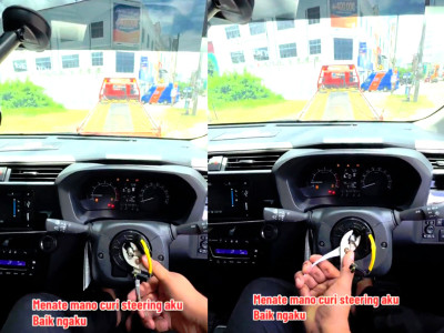 Steering wheel stolen at Kelantan Hospital, man drives MyVi with pliers — Netizens call him legend