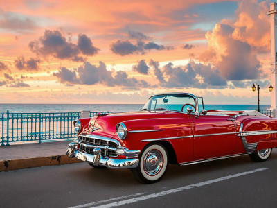 This tiny island is frozen in automotive time (where 60,000 vintage American cars still rule the streets)