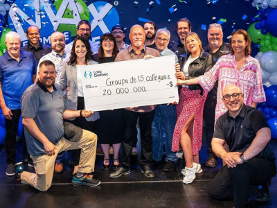 15 car dealership workers win $20M Lotto Max prize — and show up to work on time